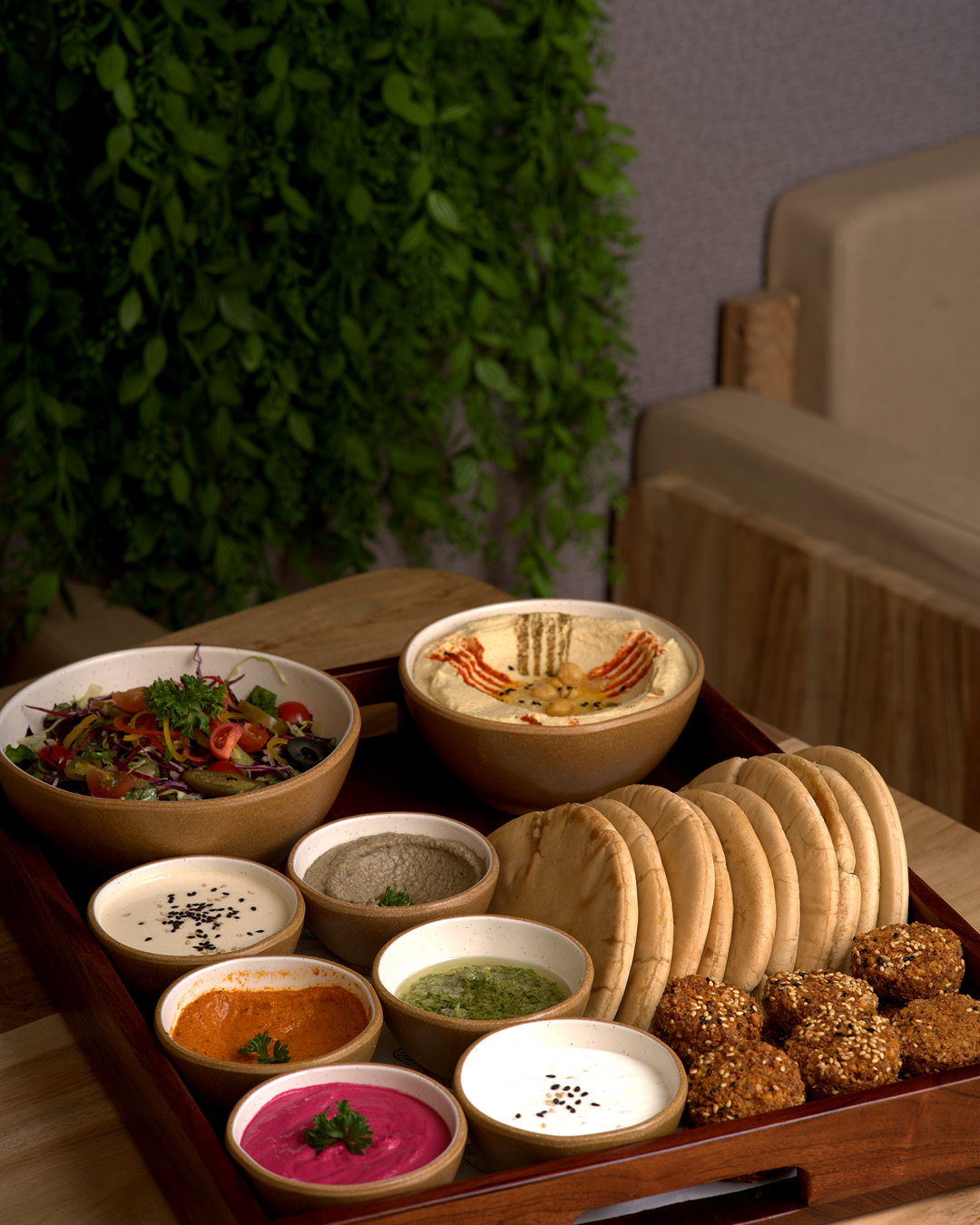 platinum falafel platter